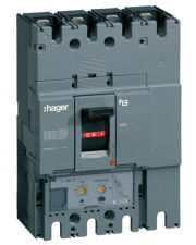 Автоматичний вимикач Hager HND251H h630 In=250А 4P 50кА LSI