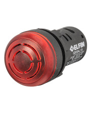 Зуммер свето-звуковой New Elfin SAL13 110В AC/DC красный
