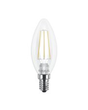 Филаментная лампа Maxus FM-C C37 4Вт 3000K 220В E14 (1-LED-537-01)