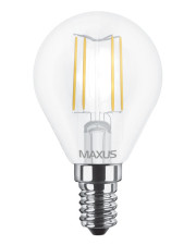 Филаментная лампа Maxus FM G45 4Вт 3000K 220В E14 (1-LED-547)
