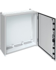 Трехсекционный шкаф Hager FR63S Univers IP55/II 950x800x275мм (серый)