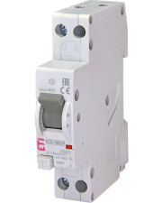 Диференціальний автомат ETI 002175701 KZS-1M SUP B 6/0.03 тип A (6kA) з верхнім підключенням