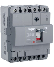 Автоматичний вимикач Hager HDA101L x160 In=100А 4P 18кА
