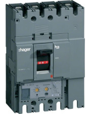 Автоматичний вимикач Hager HED251H h630 In=250А 4P 70кА LSI