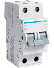 Автоматический выключатель Hager MC506A 1P+N 6кА C-6A 2M
