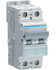 Автоматический выключатель Hager NBN206 2P 10кА B-6A 2M