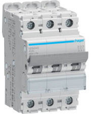 Автоматический выключатель Hager NRN340 3P 20кА C-40A 3M