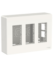 Накладная установочная коробка Schneider Electric NU123418 Unica System+ 3х2 (белый)