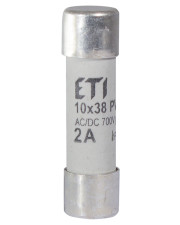 Предохранитель ETI 002625017 CH 10x38 gR-PV 2A 700V (50kA)