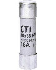 Предохранитель ETI 002625033 CH 10x38 gR-PV 16A 900V (50kA)