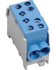 Модульный вводный клеммник Hager KH35N 1P 2x35²/2x25² 63А (синий)