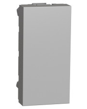 Заглушка Schneider Electric NU986530 для розетки 1М (алюміній)