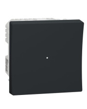 Універсальний кнопковий світлорегулятор Schneider Electric NU351554 Wiser для LED ламп (антрацит)