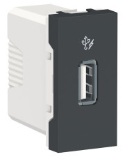 USB розетка Schneider Electric NU342854 1М (антрацит)