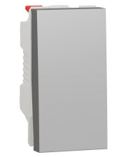 Одноклавішний перемикач Schneider Electric NU310330 (схема 6) 10А 1М (алюміній)