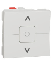 Двухклавишный выключатель Schneider Electric NU320818 для жалюзи (схема 4) 6А 2М (белый)