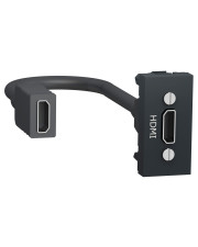 HDMI розетка Schneider Electric NU343054 1М (антрацит)
