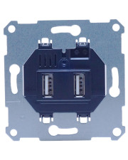 Механизм USB розетки Siemens Iris 18579 с зарядным устройством 2.1 А