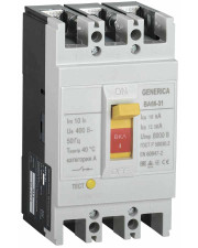 Автоматичний вимикач Generica SAV10-3-0016-G ВА66-31 3Р 16А 18кА