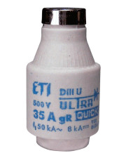 Предохранитель ETI 004323001 DIIIUQ35A/500V gR (50 kA)