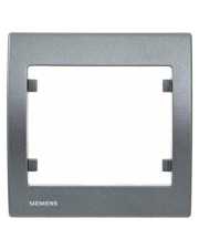 Одинарная рамка Siemens Iris S18001-AN (сталь нептун)