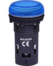 Матовая сигнальная лампа ETI 004771213 ECLI-024C-B 24V AC/DC (синяя)