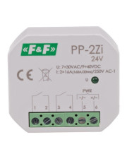 Электромагнитное реле F&F PP-2Zi-24V 24В 16 А (160А/20 мс)