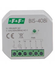 Бистабильное реле F&F BIS-408i 165-265В AC 16А (160А/20 мс)