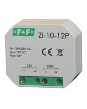 Источник питания F&F ZI-10-12P 180-264В AC 0,83А OUT 12В DC 10 Вт
