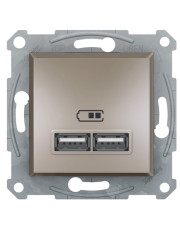 USB розетка Schneider Electric Asfora EPH2700269 (бронза)
