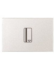Однокнопковий картковий вимикач ABB Zenit 2CLA221410N1101 N2214.1 BL (білий)