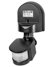 Уличный датчик движения Delux (90011720) ST10A 180° (черный)