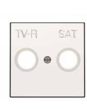 Центральна плата TV/R+SAT розетки ABB Sky 2CLA855010A1101 8550.1 BL (білий)
