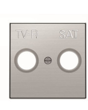Центральная плата TV/R+SAT розетки ABB Sky 2CLA855010A1401 8550.1 AI (сталь)