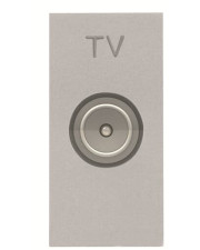 TV розетка ABB Zenit 2CLA215070N1301 N2150.7 PL 1М (срібло)