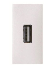 USB розетка ABB Zenit 2CLA215580N1101 N2155.8 BL 1М (белый)
