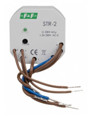 Беспроводное реле управления F&F STR-2 230В AC АC-3 1,5А