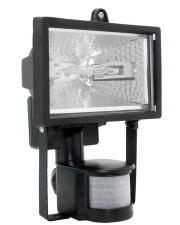 Галогенный прожектор IEK ИО150Д черный с детектором (LPI02-1-0150-K02)