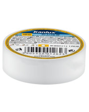 Стрічка ізоляційна KANLUX IT-1/20-W (01276) білого кольору