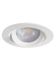 Круглый поворотный спот светильник Kanlux Arme LED O 5W-WW 3000К (28251) белый