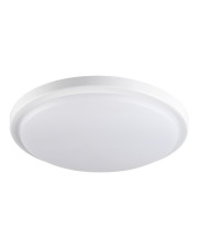 Білий круглий світильник Kanlux Orte LED 18W-NW-O-SE 4000К (29162) із сенсором руху