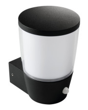 Фасадный светильник Kanlux Sorta 16L-UP-SE (25681) с сенсором движения (черный)