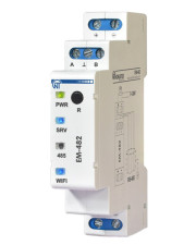 Контроллер Новатек-Электро ЕМ-482 для дистанционного WEB-доступа к управлению Modbus-оборудованием Wi-Fi -RS-485