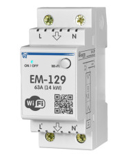 Wi-Fi счетчик электроэнергии на DIN-рейку Новатек-Электро ЕМ-129 63А