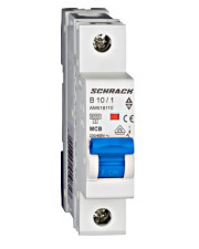 Автоматичний вимикач 10А 1P 6кА х-ка B, Schrack