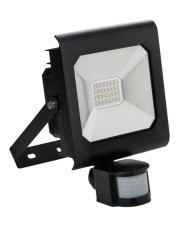 Світлодіодний прожектор KANLUX ANTRA LED20W-NW-SE B (25702) з датчиком руху чорний
