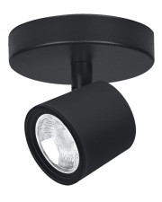 Одинарный поворотный спот светильник Global GSL-02C 4Вт 4100K на круглом основании (черный) 1-GSL-20441-CB