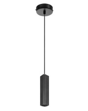 Светодиодный подвесной светильник Maxus FPL 6Вт 3000K S BK 180мм (черный) 1-FPL-003-02-S-BK