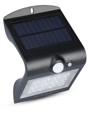 Светильник на солнечной батарее V-TAC Solar SKU-8277 1,5Вт 4000К с сенсором движения (черный) 3800157627948