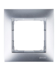 Одинарна рамка Kontakt Simon Simon 54 Premium DR1/43 (срібло)